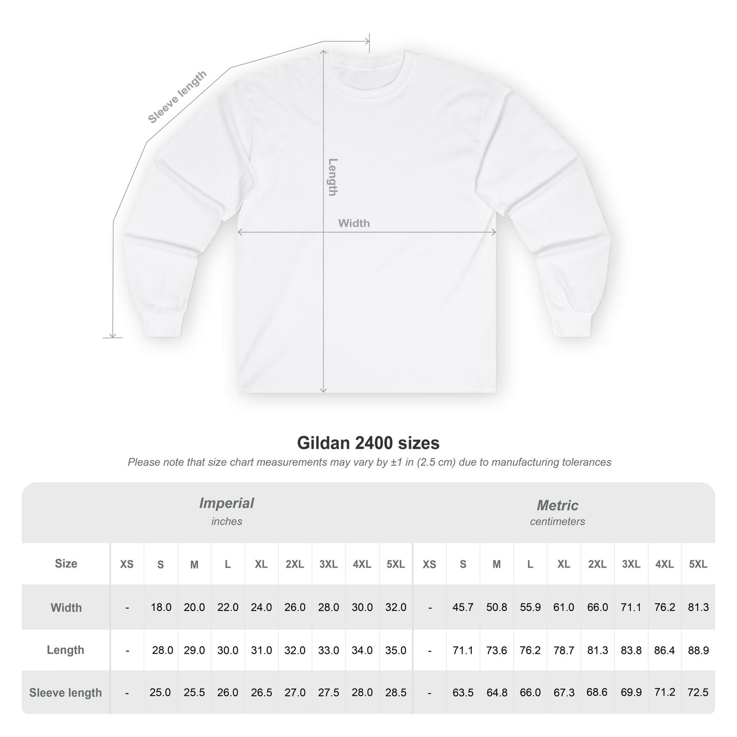 Unisex Long Sleeve Tee